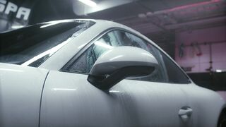 Cartier - white sports car being washed | Trending HD Video