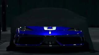 Blue Ferrari Cinematic HD
