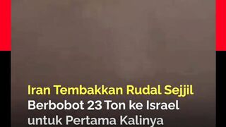 IRGC Gunakan Rudal Sejjil dalam Serangan ke Israel, Tel Aviv Bisa Dicapai 7 Menit