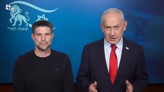 Prime Minister Netanyahu and Finance Minister Smotrich in a statement to the media