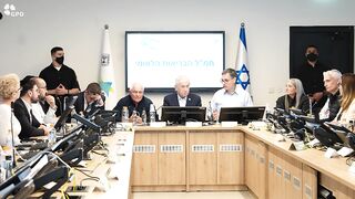 Prime Minister Netanyahu at the National Health Commission