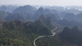 4K Computer Monitor - aerial view of ha long bay s majestic scenery | Trending HD Video