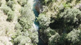 4K Computer Monitor - stunning aerial view of mountain stream in pakistan | Trending HD Video