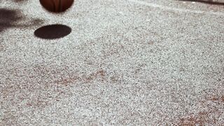 DICK S Sporting Goods - basketball bouncing on the ground | Trending HD Video