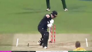 Mulder take a wicket of Kelly with beautiful ball