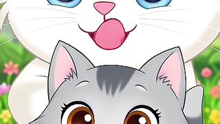 Pyari Billiyan Baby Bachon Ko Achay Aadaab Sikha Rahi Hain" ????????????✨