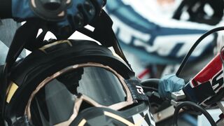 Sportsgirl - motorcyclist helmet | Trending HD Video