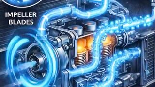 The Secret to Car Water Pump Flow Direction! Wrong Direction Can Cause Engine Overheating