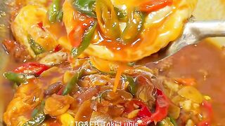 Resep Sat-Set Buat Tanggal Tua: Telur Ceplok Kuah Pedas Manis! ????️????