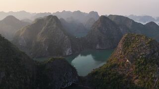 4K resolution - aerial view of ha long bay at sunset | Trending HD Video 3