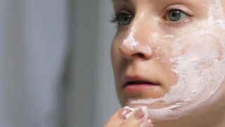 The Bold and the Beautiful - video of woman applying mask on her face | Trending HD Video