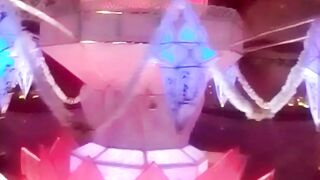 Vesak spinning lanterns