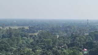 Smartphone POCO X7 PRO 5G NFC tela Amoled C mera 4K - stunning aerial view of bangladeshi lands