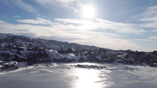 Winter solstice - icy lake | Trending HD Video