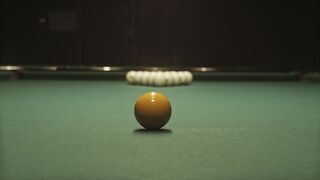Sportsgirl - a cue balls in the billiard table | Trending HD Video