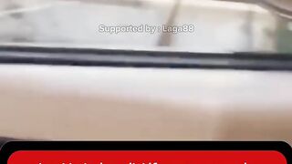 Seorang pria yang sedang beristirahat di sebuah minimarket di daerah Cirebon tidak menyangka aka