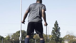 Notes on Being a Man - a man playing a soccer ball | Trending HD Video