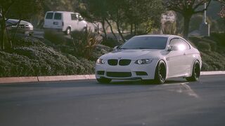Cartier - bmw m3 driving on scenic street at dusk | Trending HD Video