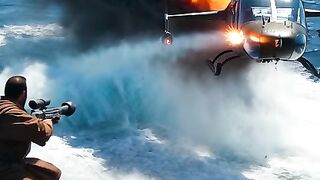 Magical Carpet vs. Military Aircraft: High-Octane Action Prompts" ActionMovie