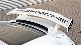 White porsche cinematic HD