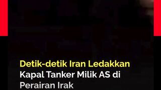 Perahu Iran bermuatan bahan peledak menghantam kapal tanker minyak di perairan Irak pada Kamis malam (12/3),