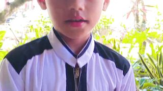Masyaallah, my beloved young son is going to study the Koran ????????????????