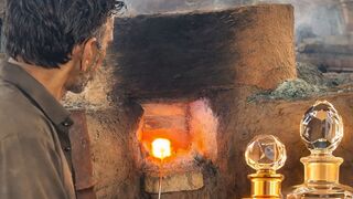 How Perfume Bottles Are Made by Hand
