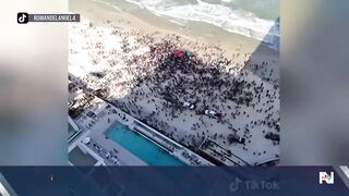 Chaos erupts during spring break in Florida