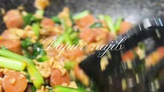 enu Sat-Set Akhir Bulan: Tumis Sosis Telur Caisim! ????????