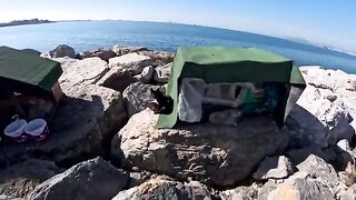 Stray cats are not fed spoiled food, but love and respect.