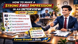 How to Make a Strong First Impression in an Interview ⚡ |  @AliAzizQualityEducation ​