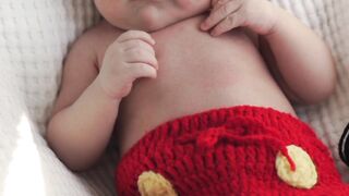 Funnyfuzzy - cute baby wearing micky mouse costume | Trending HD Video