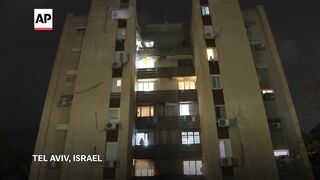 Building damaged in Tel Aviv after strike