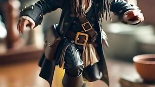 Tiny Pirate Slips on a Giant Banana Peel ???? (Epic Fail!)