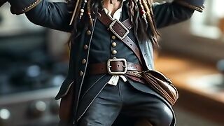 Tiny Pirate Coffee Mission Gone Wrong! ☕????‍☠️ #shorts #short #funny #jacksparrow