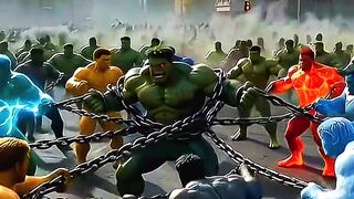 Evil Hulk vs All Hulks ???? Multiverse Ki Sab Se Bari Hulk Battle! #mha #shorts