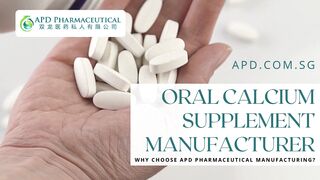 Top Contract Manufacturer for Oral Calcium Supplements- APD Pharmaceutical Manufacturing