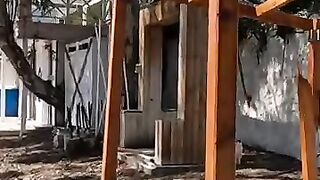 The squint eyed cat wants to be petted in a cute way 2