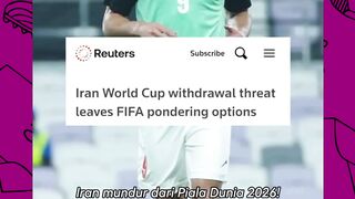 BREAKING: Iran out from World Cup 2026! ????????????????????????