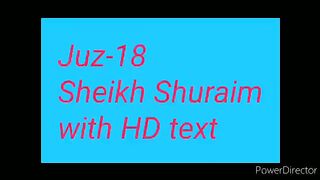 Para 19 Full - Sheikh Saud Al-Shuraim With Arabic Text (HD) - Para 19 Sheikh Al-Shuraim