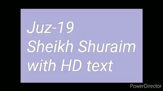 Para 20 Full - Sheikh Saud Al-Shuraim With Arabic Text (HD) - Para 20 Sheikh Al-Shuraim