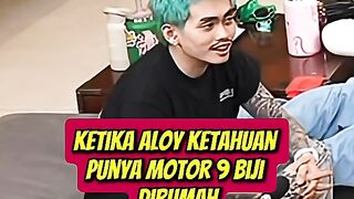 Aloy keatauan punya Motor 9 biji dan mobil 3