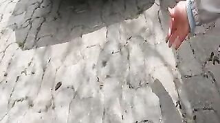 Timid cat told me something for a long time and then left