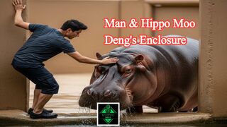 Man climbs into viral hippo Moo Deng's enclosure