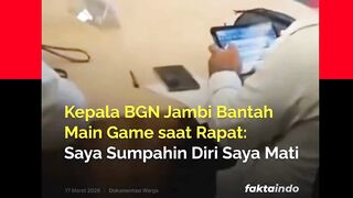 Kepala BGN Jambi Disorot Saat Rapat, Bantah Main Game dan Tegaskan Gunakan Aplikasi Internal