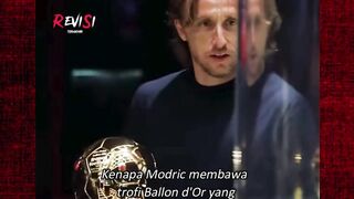 Kenapa Modric membawa trofi Ballon d'Or Madrid miliknya ke museum AC Milan?