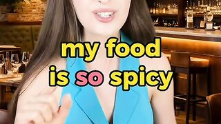 my food is so spicy
