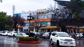 Epic Black Clouds Over Faisal Mosque ????????️ Islamabad Weather
