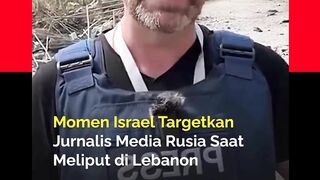 Jurnalis Russia Today (RT) Steve Sweeney dan kameramennya terluka setelah rudal