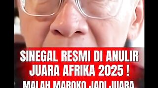 Kok bisa Senegal juara Afrika dianulir dan digantikan Maroko